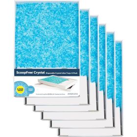 PetSafe ScoopFree Crystal Disposable Litter Tray, Fresh Scent, 6