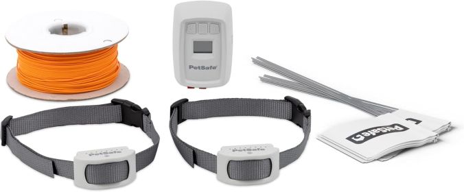 PetSafe Classic In (Option: Ground Fence for Dogs and Cats  Includes TWO Waterproof Collars)