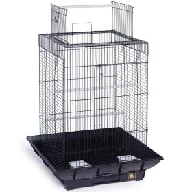 Clean Life Play Top Bird Cage (Option: Red & Black)