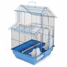 House Style Bird Cage (Option: Red)